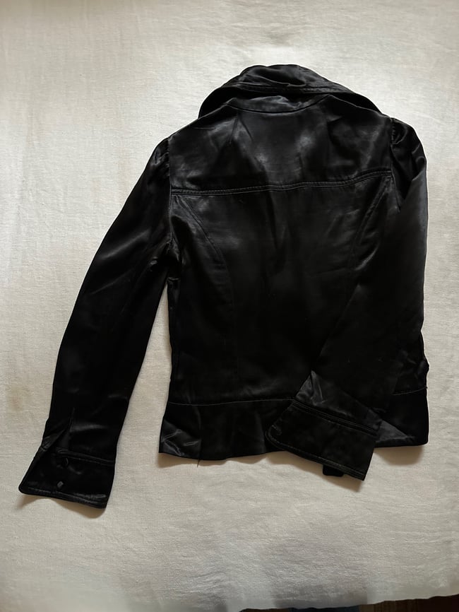 late 60s BIBA London satin rocker jacket