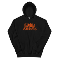 Image 1 of illville Worldwide Embroidered Hoodie (Orange Logo)