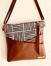 Gray stripe crisscross 