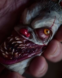 Image 4 of Pennywise- collectible Bic lighter sleeve, original sculpt, functional art OOAK