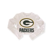 Image 2 of Green Bay Crop Baby Tee Long Sleeve 