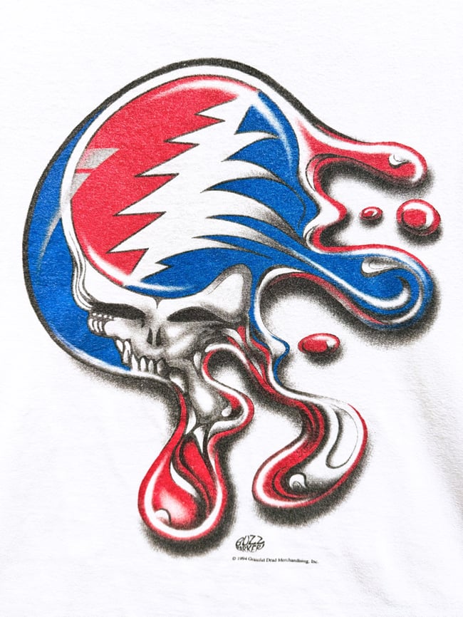 Grateful Dead 1994 ‘Melted Stealie’ T-Shirt - Size M