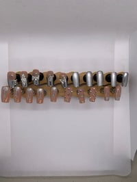 Medium Square Press On Nail Set 14