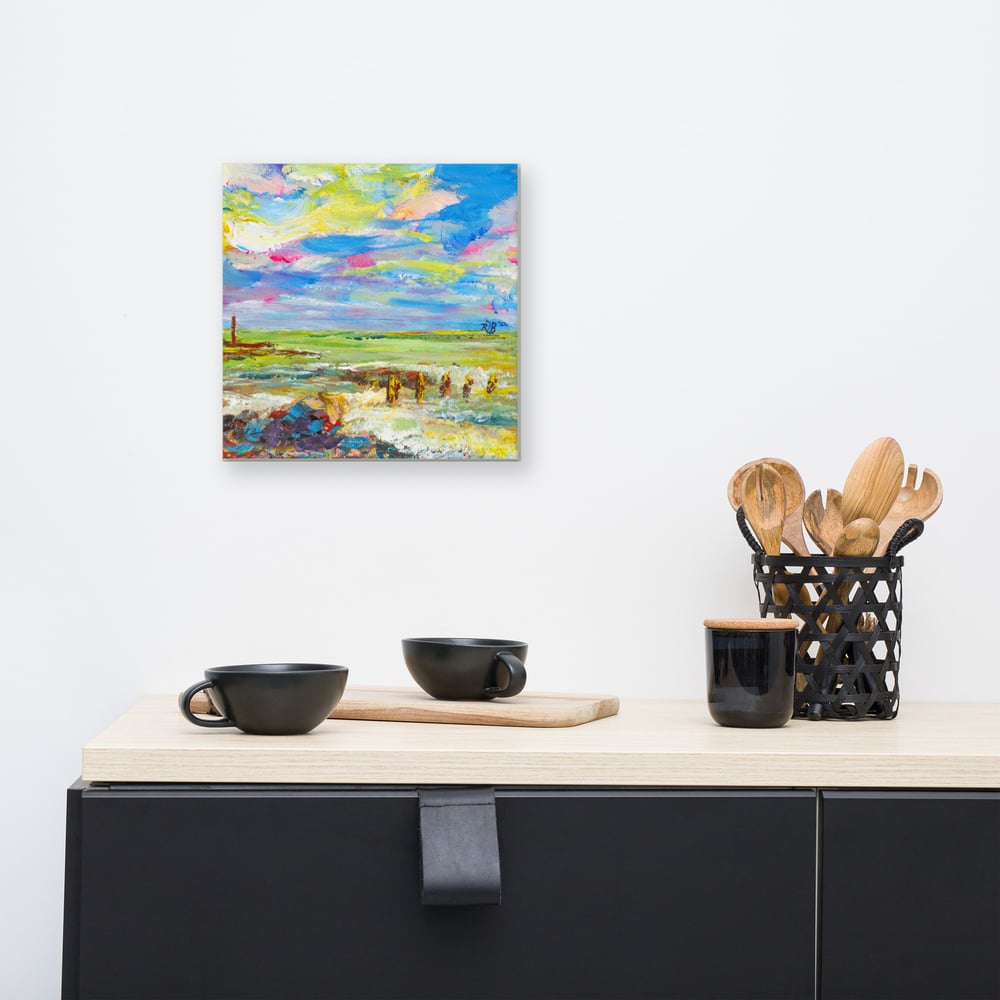 Image of ||| Canvas Print ||| - "Lake Michigan Was Angry that Day... Pt. 6"