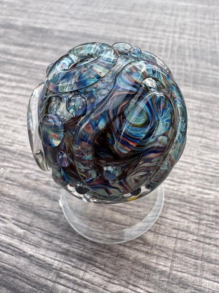 Image of Small Blue Textured Marble