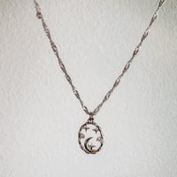 Image 1 of MOON SIGN IN SILVER 