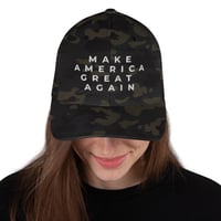 Image 9 of MAGA Make America Great Again - Flex Fit Structured Twill Cap