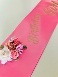 Image 2 of Birthday girl sash 