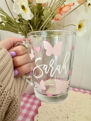 Image of PERSONALISED GLASS MUGS