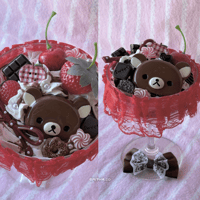 Image 1 of ⋆˚࿔ rilakkuma glass sundae decor