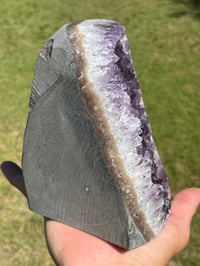 Image 11 of Amethyst Base Cut Polished Edge #1221