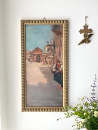 Image 3 of Peinture à l’huile - scène méditerranéenne