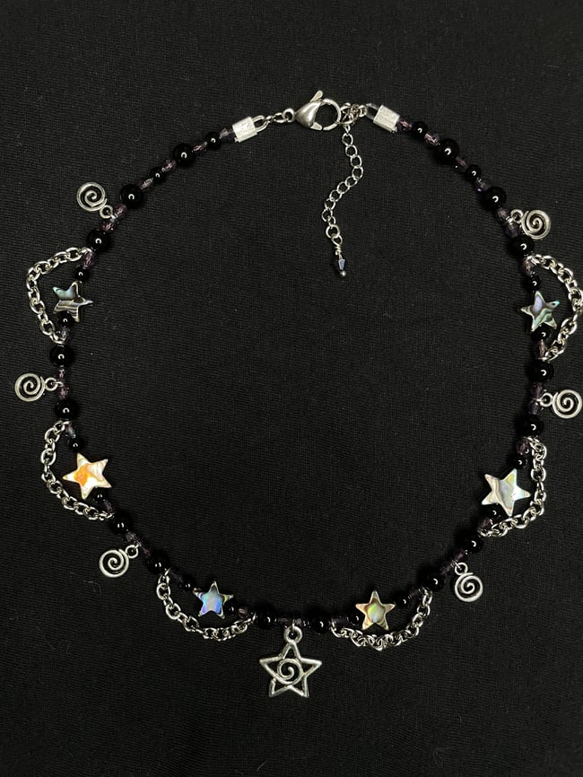“Stars & Swirls” Choker