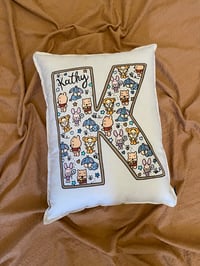 Extra Large Personalised Initial Cushions