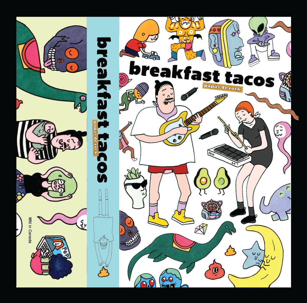 Image of breakfast tacos - Papás de Rock (cassette)