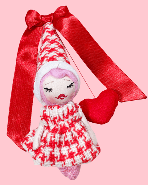 Image of ORNAMENT ELF ART DOLL #1