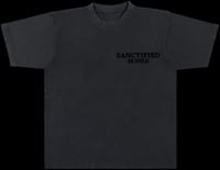 Image 1 of Grey Sanctified Hustle Tee