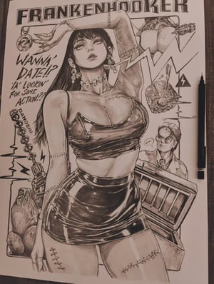 Image of Original Art : Frankenh**ker // Hyde Zhang