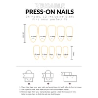 Image 20 of 24pcs Long Ballet Press On Nails 