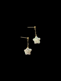 Star post earrings 