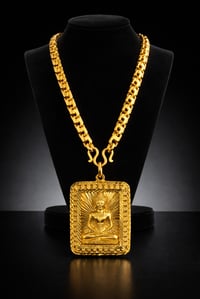 24k Buddha Pendant & Necklace