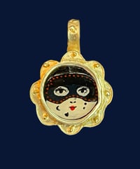 Image 2 of Masked Georgian Lady Pendant 