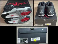 Image 2 of Jordan 4 Retro Black Canvas