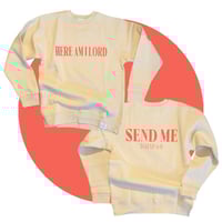 "SEND ME" Cream Crewneck