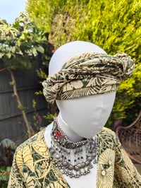 Image 7 of Pefkos co ord sarong set dark green and beige