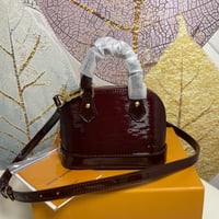 Image 1 of BURGANDY WINE PURSE