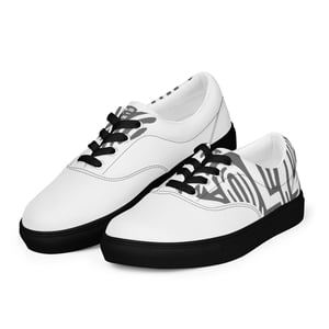 Image of Smoked Printed Solid Canvas Shoes