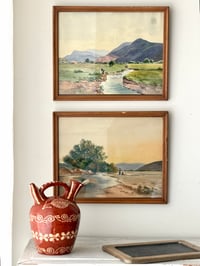 Image 1 of Paire d’aquarelles - début XXe