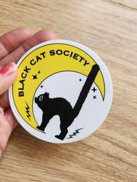 Image 2 of Black Cat Society Sticker