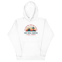 Image 2 of "As For Me and My House" Unisex Adult Hoodie