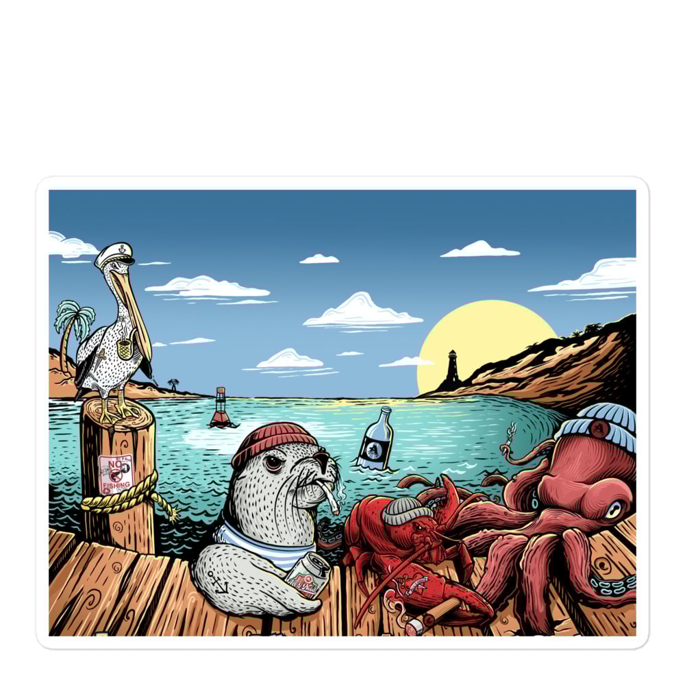 Dock Creatures stickers