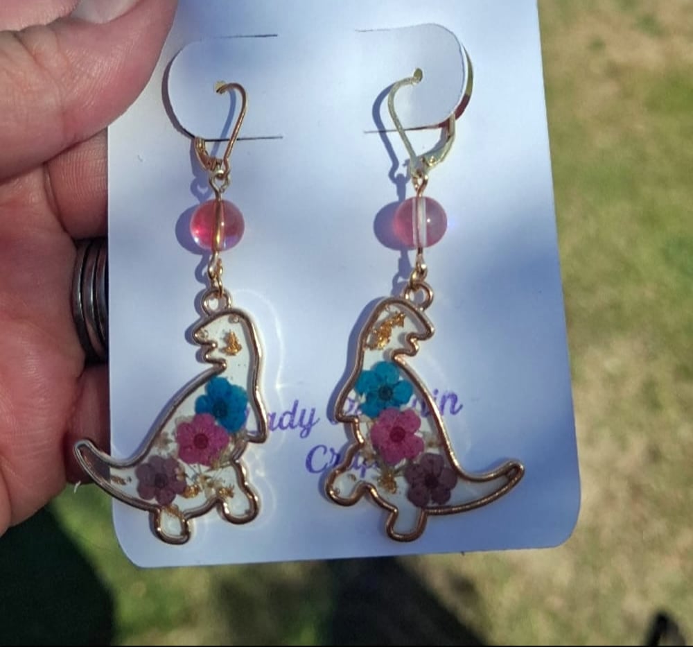 Image of T-Rex Flower Dangles 