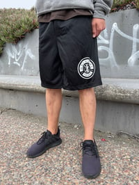 Image 2 of Anti-4/4 gym shorts (black)