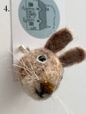 Needle Felt animal brooches