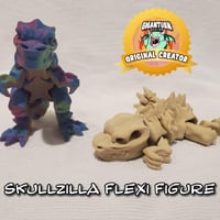 Image 1 of Skullzilla Kaiju Flexi Fidget Toy