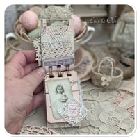 Image 6 of A Petite snippet sample french lace book in a tiny tin.