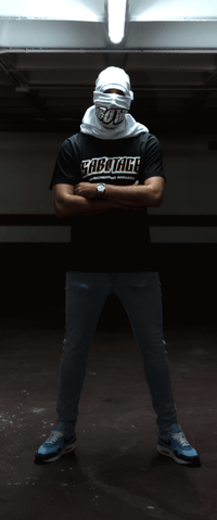 Image 3 of "TUNED OUT BLACK" T-SHIRT