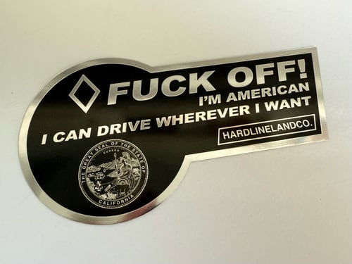 Image of Fuck Off HOV Sticker