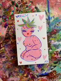 strawberry pin up  (original)