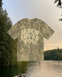 Image 1 of Jesus Loves You Camo Tee | Heavyweight
