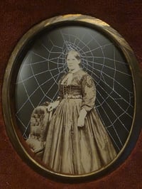 Image 2 of Reserved - SOLD- 3 Victorian photocards with preserved webs