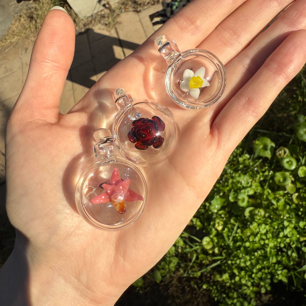 Image of Micro Flower Bubble Encapsulations