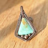 Amazonite Triangle Pendant