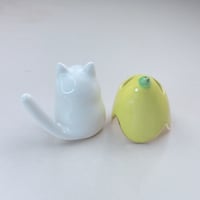 Image 5 of Banana Kitty Ceramic Figurine