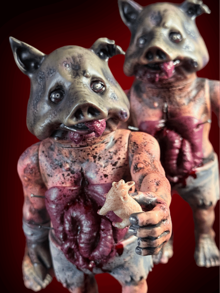 Image of Disemboweled SwineHead