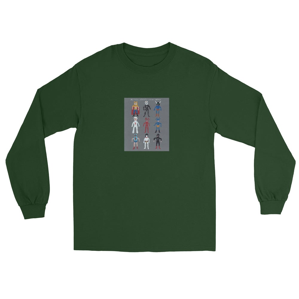 Image of ACTION HEROES FROM JAPAN LONG SLEEVE SHIRT